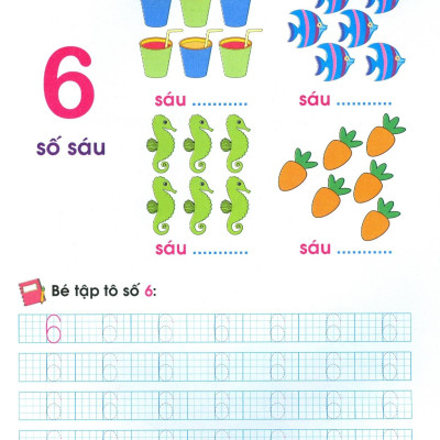Chuẩn Bị Cho Bé Vào Lớp 1 - Bé Làm Quen Với Toán Học (Quyển 4) (Tái Bản 2020)