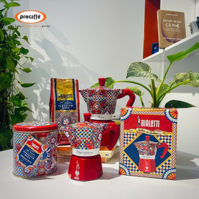 CÀ PHÊ BIALETTI PERFETTO MOKA IRRESISTIBILE (cà phê bột kèm hộp Dolce&Gabana)