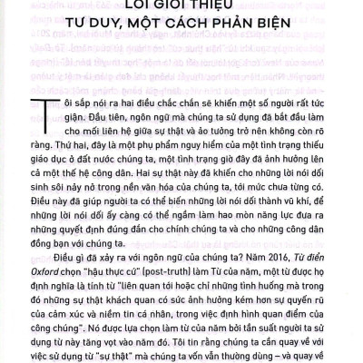 Khi Lời Nói Dối Là Vũ Khí