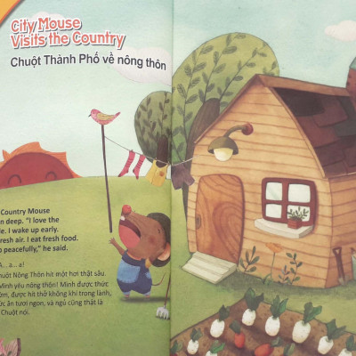 Phát Triển Trí Thông Minh Ngôn Ngữ - Chuột Nông Thôn, Chuột Thành Phố (Tái Bản 2019)