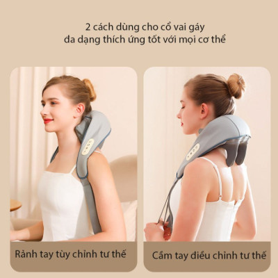Máy Massage Cổ Vai Gáy, Máy Massage Thế Hệ Mới 6D Với Mô Phỏng Massage Thật, Máy Massage Toàn Thân