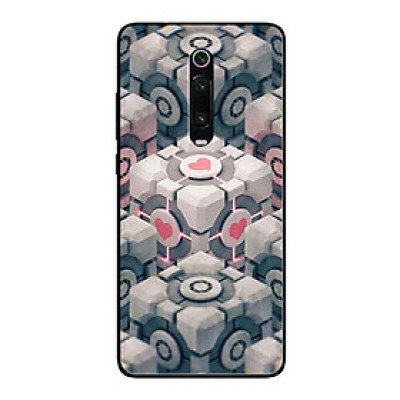 Ốp Lưng in cho Xiaomi Redmi K20 Mẫu Khối Rubik Tình Yêu - Hàng Chính Hãng