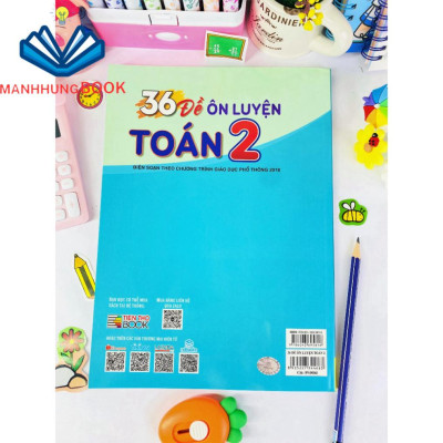 Sách - 36 Đề Ôn Luyện Toán 2 - Biên soạn theo chương trình GDPT mới.