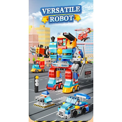 FEELO - 1199 -  Lắp Ráp Robot Chiến Binh (172 Chi Tiết)