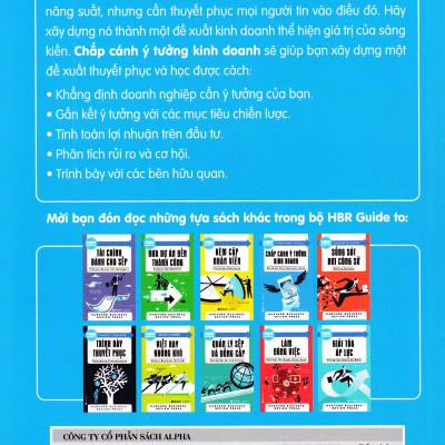 HBR Guide To - Chắp Cánh Ý Tưởng Kinh Doanh (Quà Tặng: Cây Viết Black)