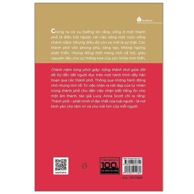 Sách - Chánh Niệm Từng Phút Giây - Sống Thảnh Thơi Giữa Đời Đô Thị - Thái Hà Books