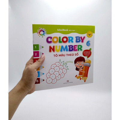 Sách - Color By Number - Tô Màu Theo Số - Tập 6 - Chính Thông Book