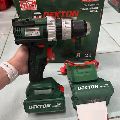 MÁY KHOAN BÚA DÙNG PIN 21V DEKTON M21-ID13BL - HÀNG CHÍNH HÃNG