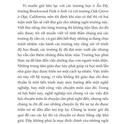 Toàn Thể Biến Dịch Của Cuộc Sống Là Học Tập