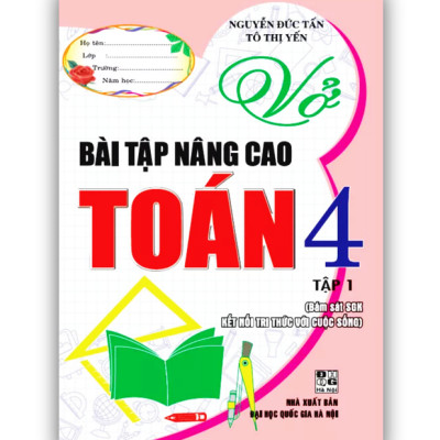 Sách - Combo Vở Bài Tập Nâng Cao Toán 4 - Tập 1 + 2 (Bám Sát Sgk Kết Nối Tri Thức)