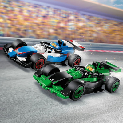 Đồ Chơi Lắp Ráp Đường Đua F1- Xe Vcarb Và Sauber LEGO CITY 60474 (313 chi tiết)