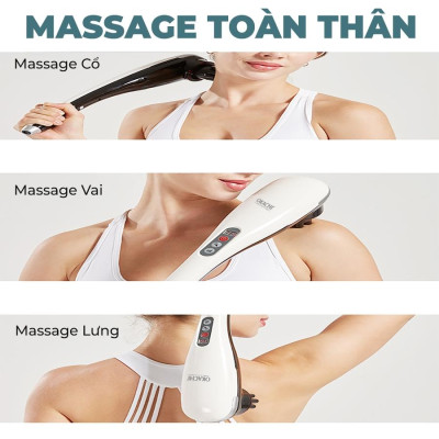 Máy massage cầm tay OKACHI JP-650E (Pin sạc)