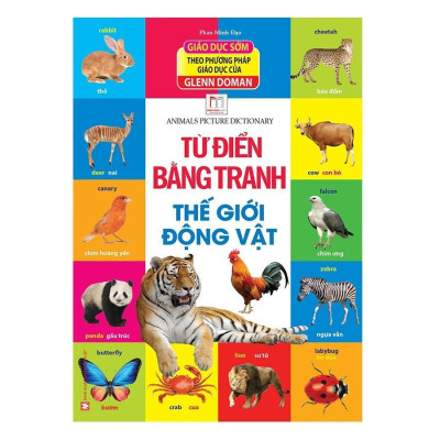 Sách - Từ Điển Bằng Tranh - Chữ Cái Tiếng Việt + Phương Tiện Giao Thông + Rau Của Quả + Thế Giới Động Vật - Combo 4 Cuốn - Minh Thắng