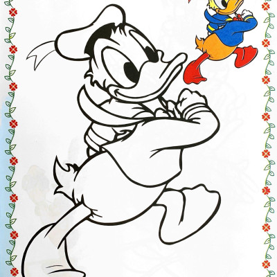 Tô Màu Babies 1 - Donald Và Daisy