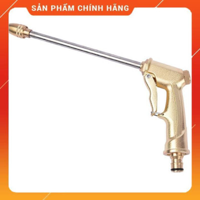 Bộ dây vòi xịt nước ️ , tăng áp 3 lần, loại 7m, 10m 206701-3 đầu đồng,cút,nối vàng