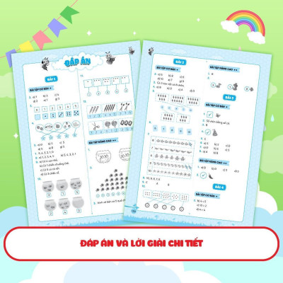 Sách - Bài Tập Bổ Trợ Toán Lớp 1 - Cơ Bản Và Nâng Cao - Tập 1 - Megabook