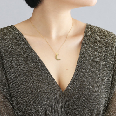 Dây chuyền bạc mặt trăng hammer nhám cá tính Gix Jewel DC16