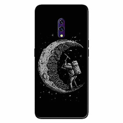 Ốp lưng in cho Realme X Đào Trăng