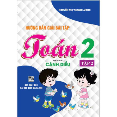 Combo hướng dẫn giải bài tập Toán Lớp 2 – Tập 1 + 2 (bám sát sgk cánh diều) - HA