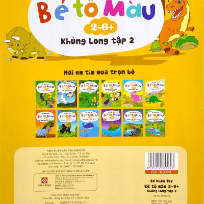 Bé Khéo Tay - Bé Tô Màu - Khủng Long (Tập 2)