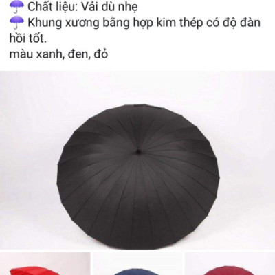 Ô cán dài trơn - 24 nan siêu chắc