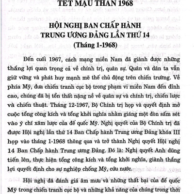 Sách - Cuộc Tổng Tiến Công Và Nổi Dậy Xuân Mậu Thân 1968
