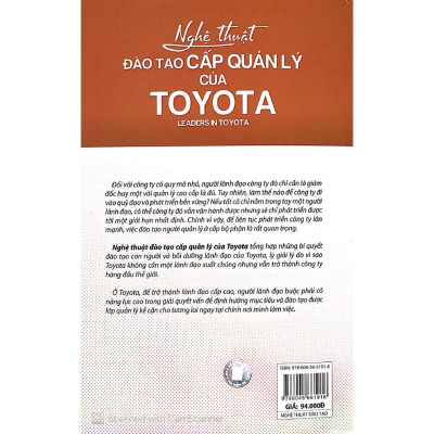 Nghệ thuật đào tạo cấp quản lý của Toyota