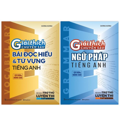 Sách - Giải Thích Chuyên Sâu - Ngữ Pháp Tiếng Anh + Bài Đọc Hiểu Và Từ Vựng Tiếng Anh - Combo 2 Cuốn - Megabook