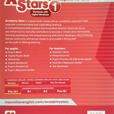 Academy Stars 1 Workbook With Digital Workbook