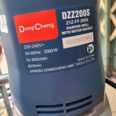 MÁY KHOAN RÚT LÕI 3300W DONGCHENG DZZ200S - HÀNG CHÍNH HÃNG