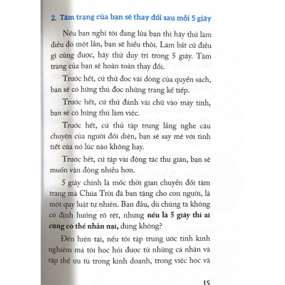Quy Tắc 5 Giây (Tái Bản)