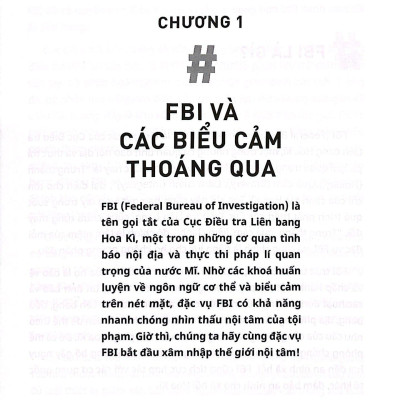 Thuật Phân Tích Tâm Lí Và Hành Vi Như Một FBI