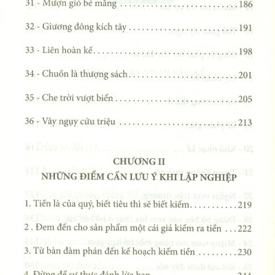 Bí Quyết Để Thành Công - 36 Kế Thành Công Trong Kinh Doanh (Tái Bản)