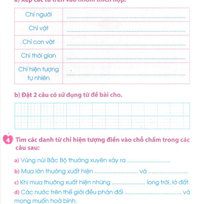 Phiếu Ôn Tập Cuối Tuần Tiếng Việt Lớp 4 (Theo Chương Trình Giáo Dục Phổ Thông Mới) _ML