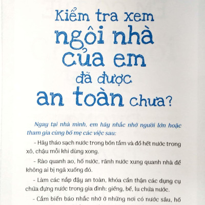 15 Bí Kíp Giúp Tớ An Toàn - Cẩm Nang Phòng Tránh Đuối Nước