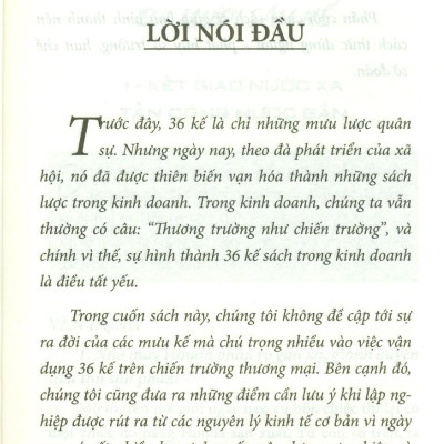 Bí Quyết Để Thành Công - 36 Kế Thành Công Trong Kinh Doanh (Tái Bản)
