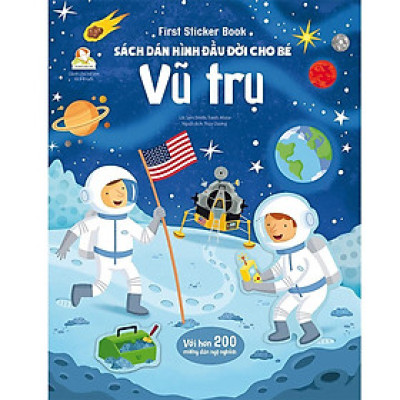 Sách - First Sticker Book - Sách Dán Hình Đầu Đời Cho Bé - Vũ Trụ - Đinh Tị Books