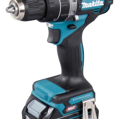 MÁY KHOAN BÚA VÀ VẶN VÍT DÙNG PIN BL 40V (64/30 NM) (SẠC NHANH (DC40RC) 2 PIN 2.0AH(DL4020)) MAX MAKITA HP002GA201 - HÀNG CHÍNH HÃNG