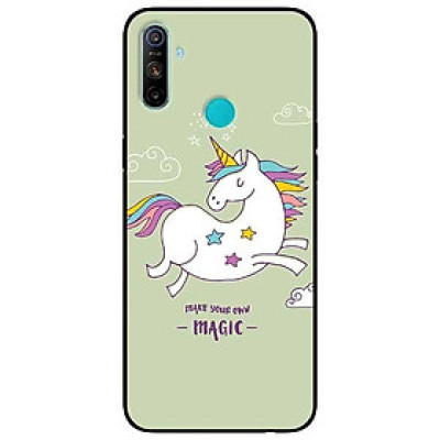 Ốp lưng dành cho Realme C3 / C3i - C11 - C12 - C15 mẫu Ngựa Nền Xanh Magic