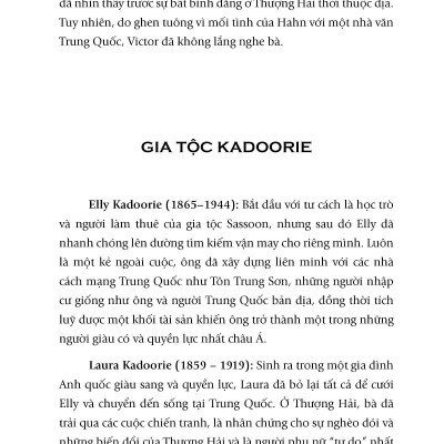 Những Ông Trùm Tư Bản Cuối Cùng Ở Thượng Hải - Hai Đế Chế Kinh Tế Do Thái Cạnh Tranh Giúp Tạo Nên Trung Quốc Hiện Tại