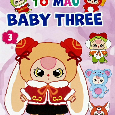 Sách - Tô Màu Baby Three 3