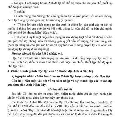 	Hướng Dẫn Trả Lời Câu Hỏi Và Bài Tập Lịch Sử Lớp 8 (Kết Nối Tri Thức Với Cuộc Sống) _HA