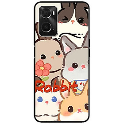 Ốp lưng cho Oppo A36 - A60 4G - A74 - A76 - Oppo A95 4G - A96 4G - Năm Chú Thỏ - Hàng Chính Hãng
