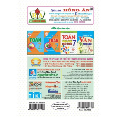 Sách - Kĩ Năng Giải Toán Căn Bản Và Mở Rộng Lớp 7 Tập 2  - Dùng Chung Cho Các Bộ Sách Giáo Khoa Hiện Hành HA-MK