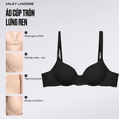 Áo Ngực Cao Cấp Miley Lingerie BRL01005 - Đen