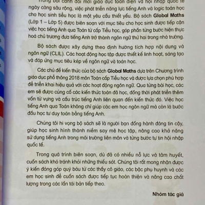 Sách - Global Maths lớp 5 (HEID)