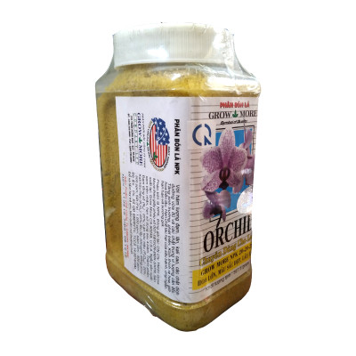 Phân Bón Lan NPK GrowMore Orchid 20-20-20 Ra Hoa Lớn Màu Sắc Đẹp Lâu Tàn 567gam Xuất Xứ Từ Mỹ