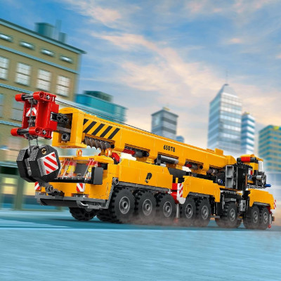 LEGO CITY 60409 Đồ Chơi Lắp Ráp Xe Cần Cẩu Bánh Lốp (1116 chi tiết)