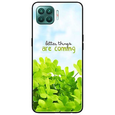 Ốp lưng dành cho Oppo A93 - F17 Pro mẫu Cỏ Xanh Và Chữ