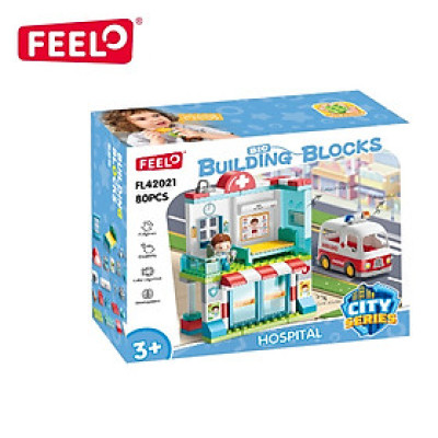 FEELO - 42021 - Lắp Ráp Bệnh Viện (76 Chi Tiết)